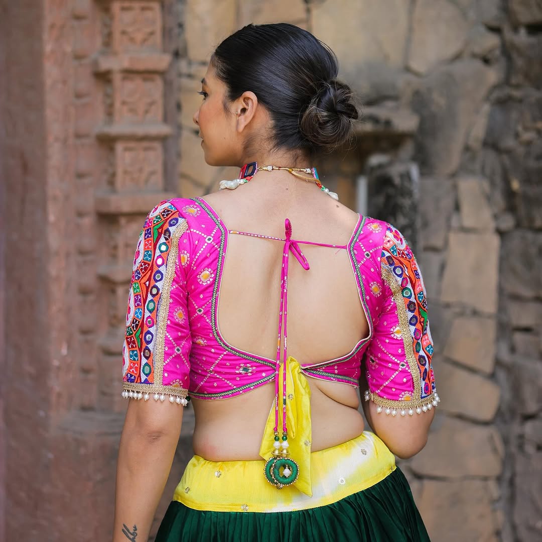 Royal Riwaaz Mirror Work Navratri Lehenga Choli