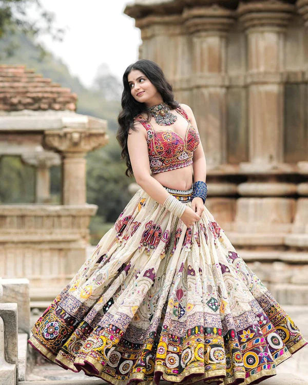 Navrang Leela Traditional Handcrafted Cotton Lehenga Choli