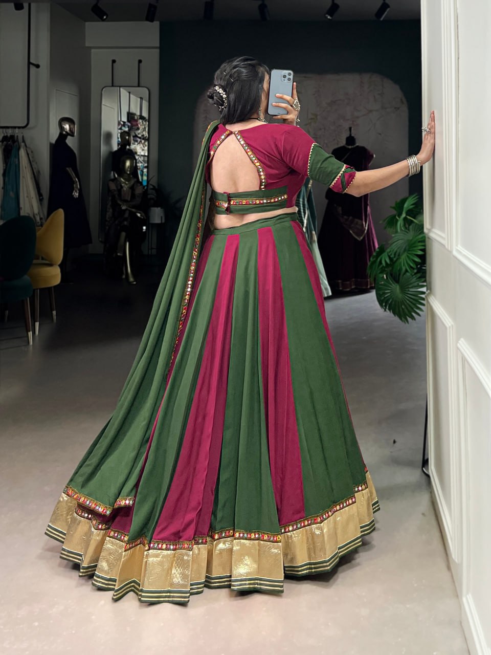 Neelika Mirror Magic Handcrafted Festive Lehenga Choli