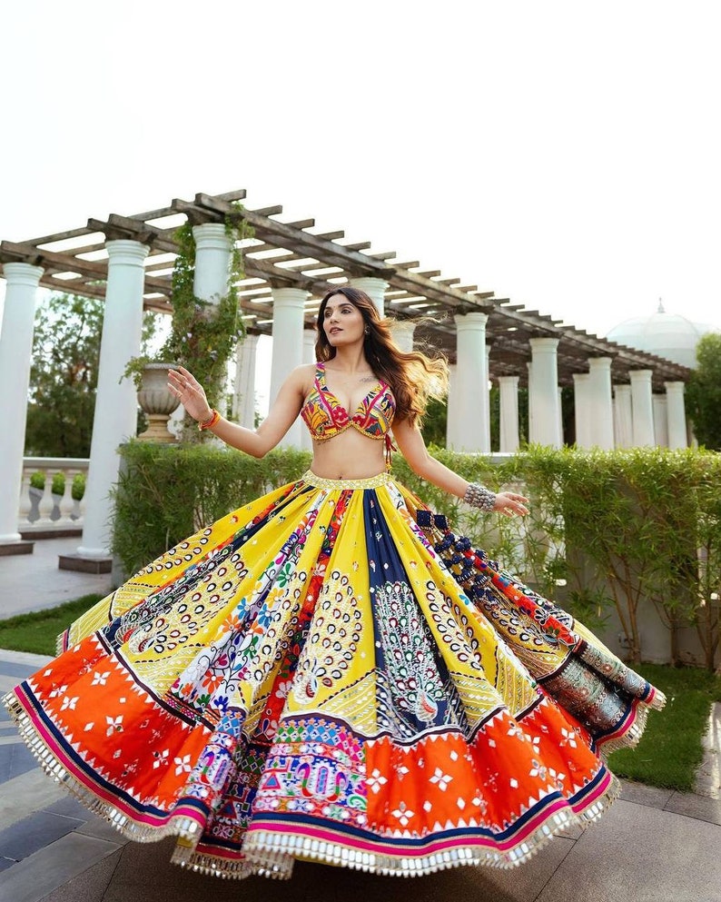 A Discover Elegant Navratri Lehenga Cholis for Every Celebration