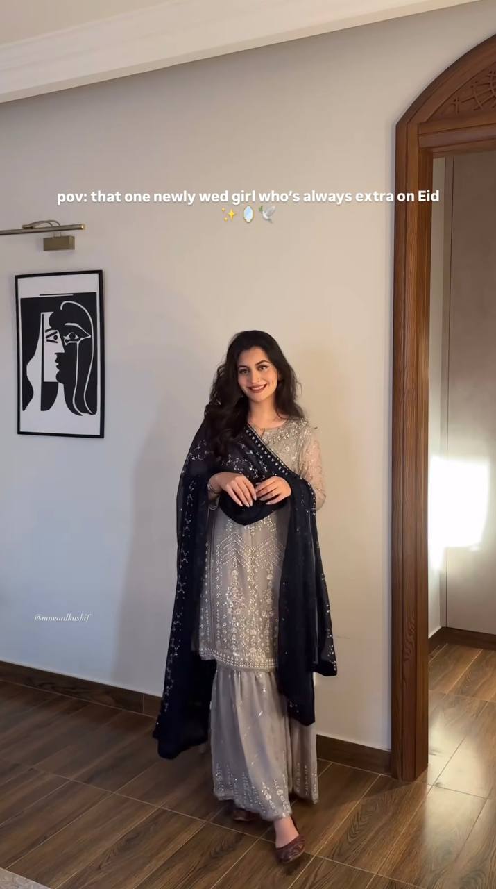 Nazakat Royale Sharara Suit Set