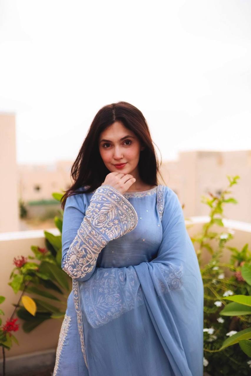 Shahi Nazakat Motif Embroidered Elegance Sharara Set