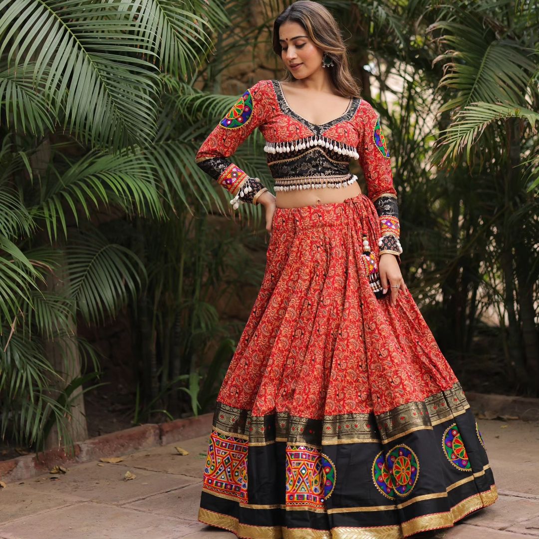 Garba Grace Digital Printed Lehenga Choli