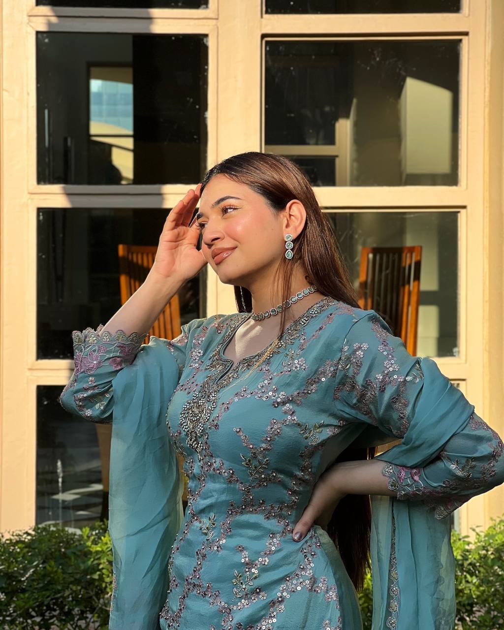 Sequin Sag for the Wedding Season Festive Kurta Set