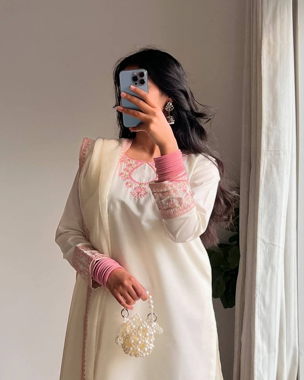 Sahiba Blush Pink Embroidery Patiala Suit Set