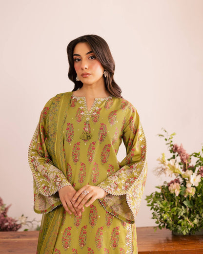 Meadow Grace Floral Farsi Salvar Kurta Set
