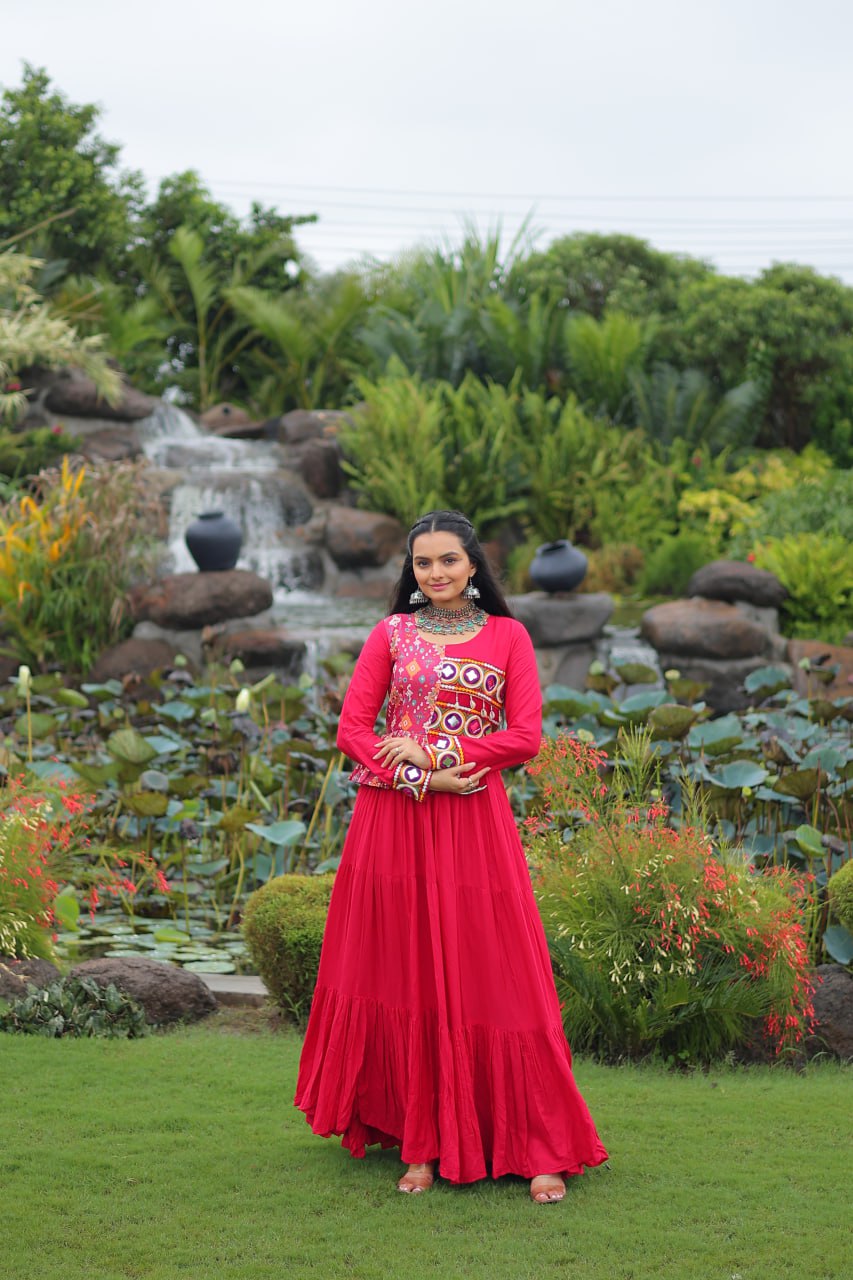 Navrang Fusion Embroidered Anarkali Gown