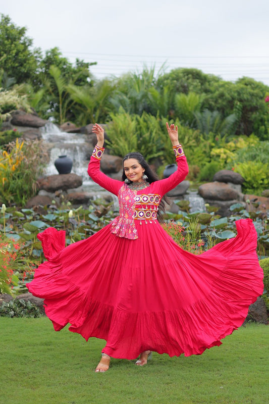 Navrang Fusion Embroidered Anarkali Gown