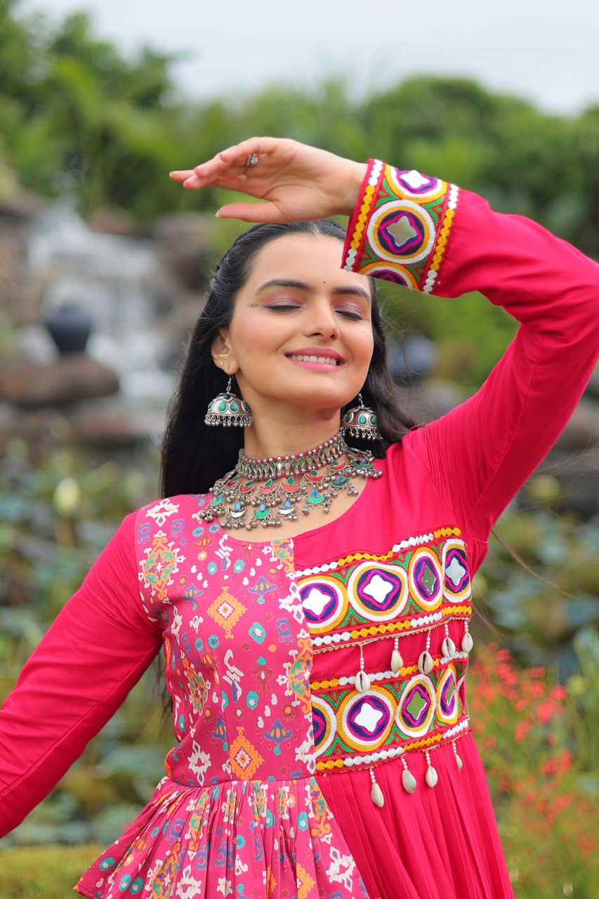 Navrang Fusion Embroidered Anarkali Gown