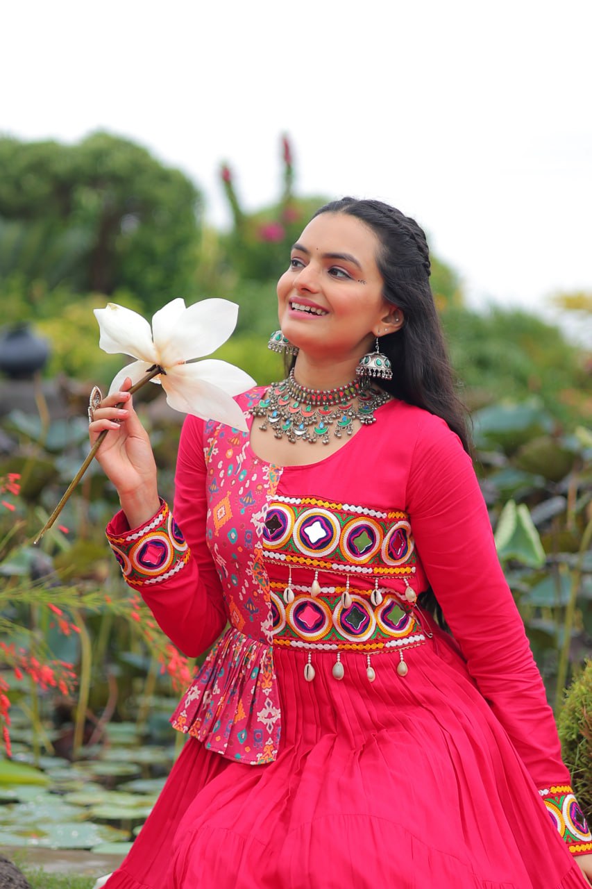 Navrang Fusion Embroidered Anarkali Gown