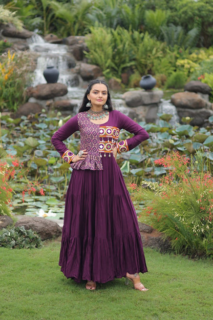 Navrang Fusion Embroidered Anarkali Gown