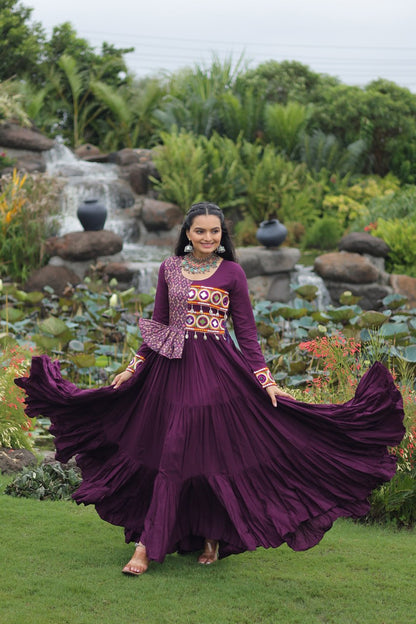 Navrang Fusion Embroidered Anarkali Gown