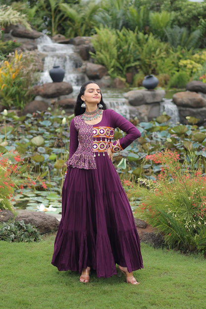 Navrang Fusion Embroidered Anarkali Gown