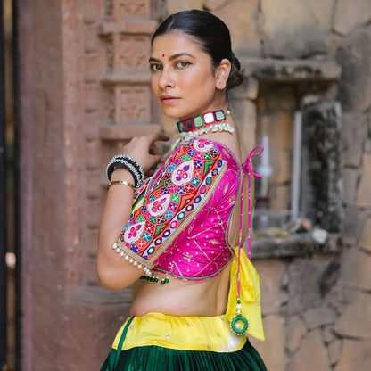 Royal Riwaaz Mirror Work Navratri Lehenga Choli