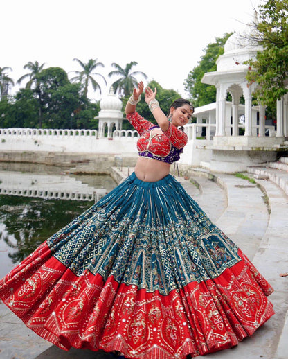 Rajwadi Rivaaz Royal Navratri Lehenga Choli