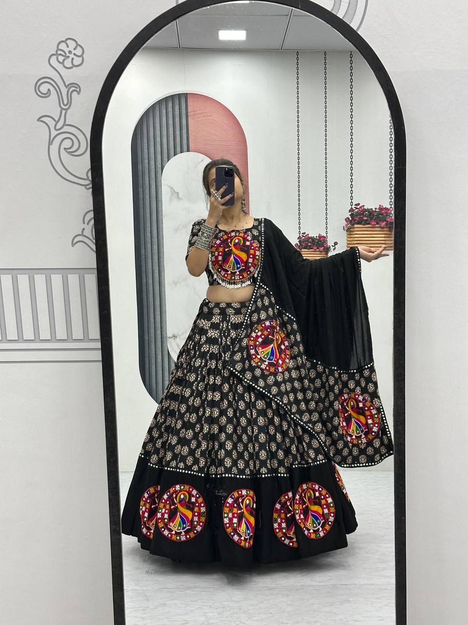 Samaira Navratri Special Pure Cotton Lehenga Choli