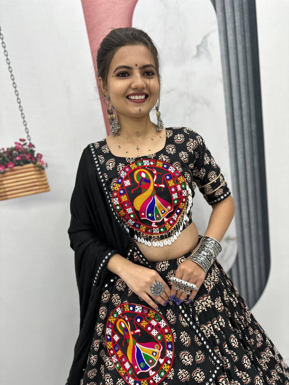 Samaira Navratri Special Pure Cotton Lehenga Choli