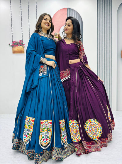 mahaRani Mirror Magic: Pure Cotton Lehenga Choli