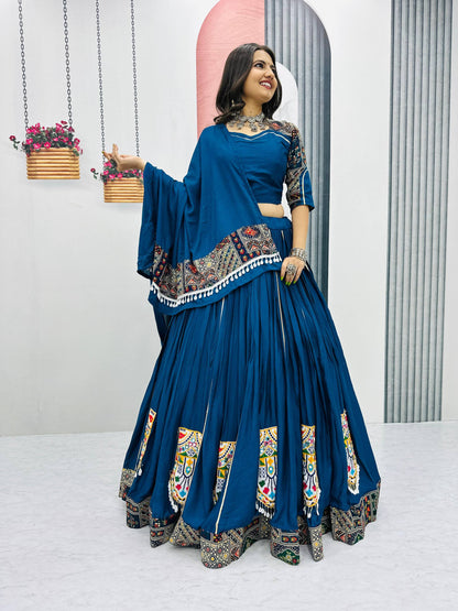 mahaRani Mirror Magic: Pure Cotton Lehenga Choli