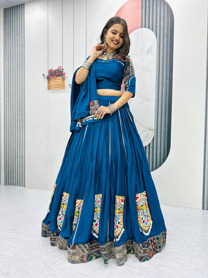 mahaRani Mirror Magic: Pure Cotton Lehenga Choli