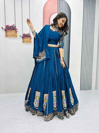 mahaRani Mirror Magic: Pure Cotton Lehenga Choli