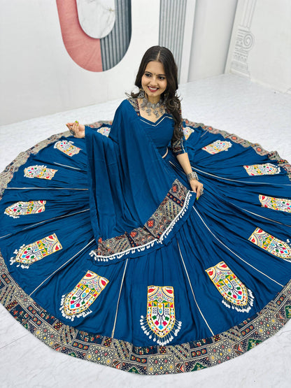 mahaRani Mirror Magic: Pure Cotton Lehenga Choli
