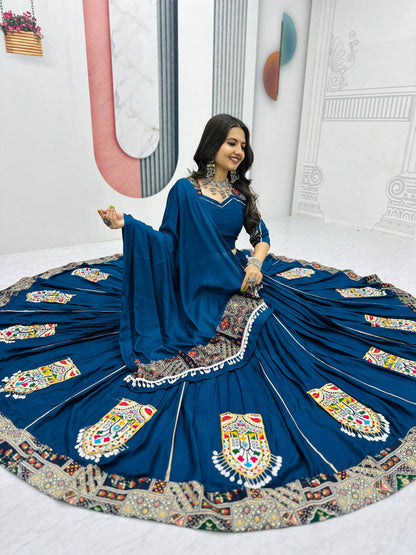 mahaRani Mirror Magic: Pure Cotton Lehenga Choli