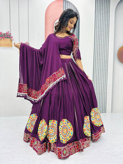 mahaRani Mirror Magic: Pure Cotton Lehenga Choli
