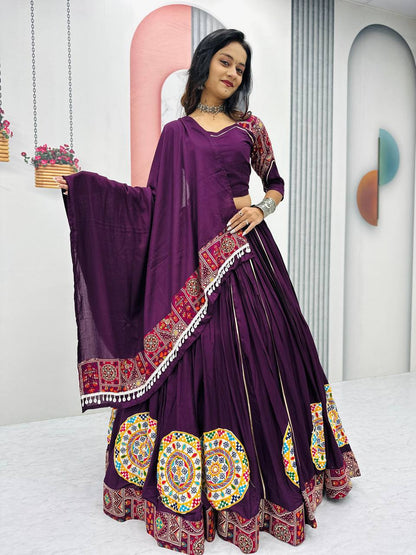 mahaRani Mirror Magic: Pure Cotton Lehenga Choli