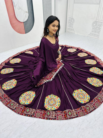 mahaRani Mirror Magic: Pure Cotton Lehenga Choli