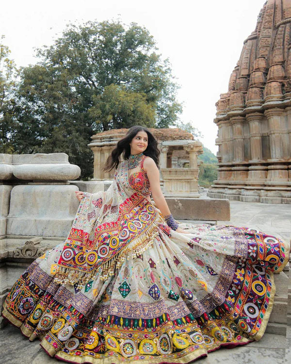 Navrang Leela Traditional Handcrafted Cotton Lehenga Choli