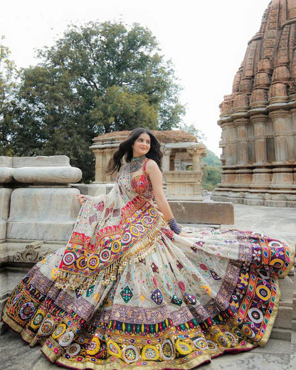 Navrang Leela Traditional Handcrafted Cotton Lehenga Choli