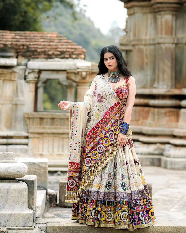 Navrang Leela Traditional Handcrafted Cotton Lehenga Choli