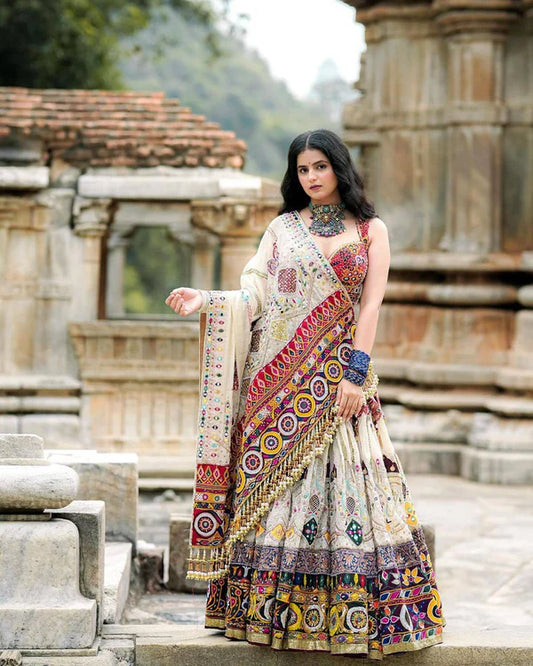 Navrang Leela Traditional Handcrafted Cotton Lehenga Choli
