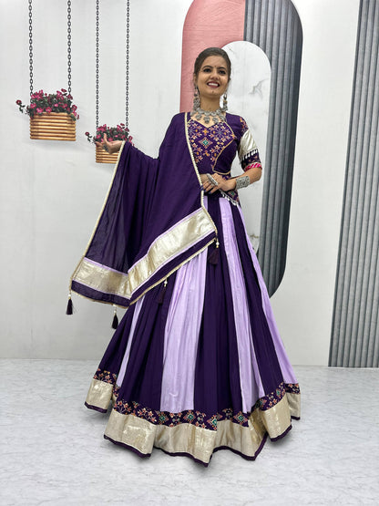 Varnika's Traditional Mirror Work Navratri Lehenga Choli