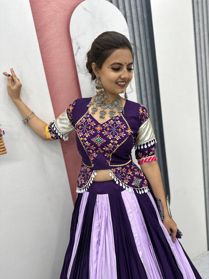 Varnika's Traditional Mirror Work Navratri Lehenga Choli