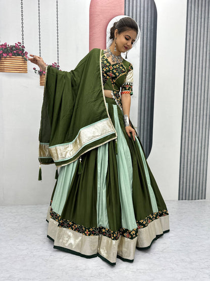 Varnika's Traditional Mirror Work Navratri Lehenga Choli