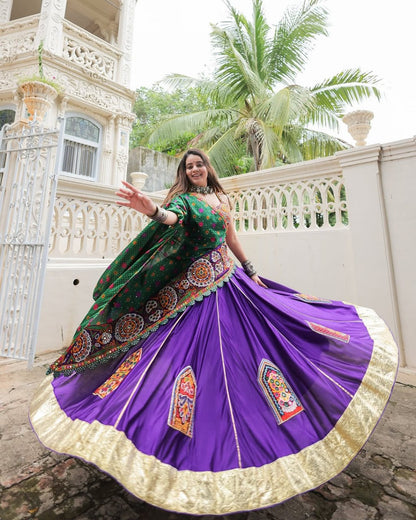 Rajvanshi Leela Mirror Work Navratri Lehenga Set