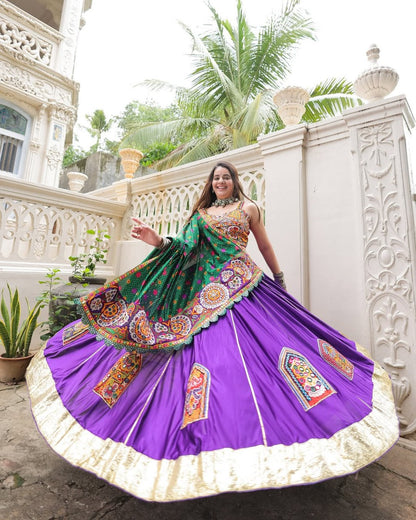 Rajvanshi Leela Mirror Work Navratri Lehenga Set