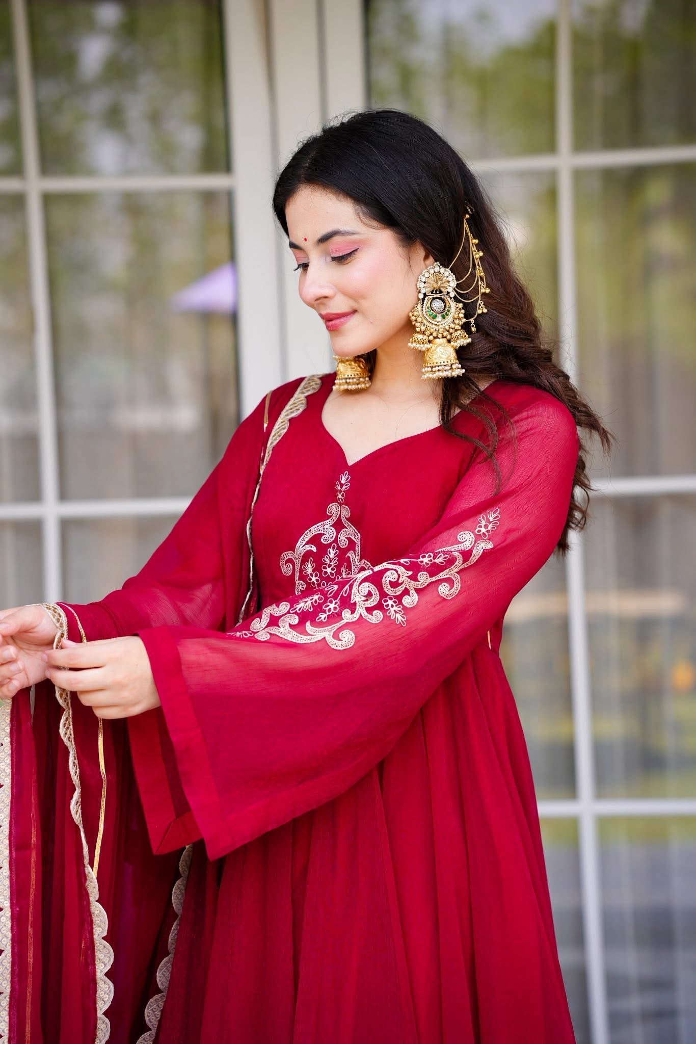 Rajasthani Rouge Suit Set