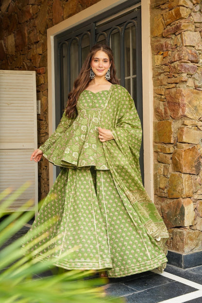 Sharvee Leher Sharara Set