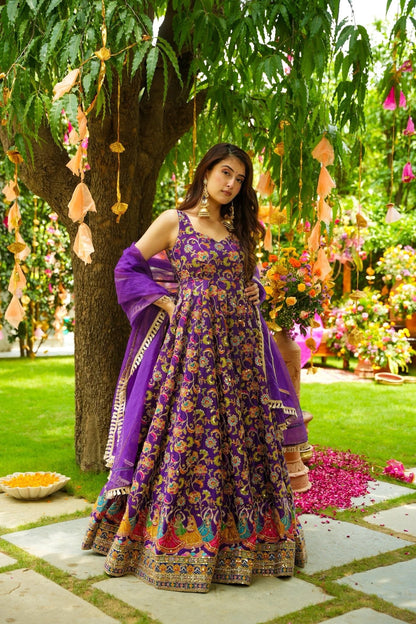 Rajwaada Bagh Maxi Set