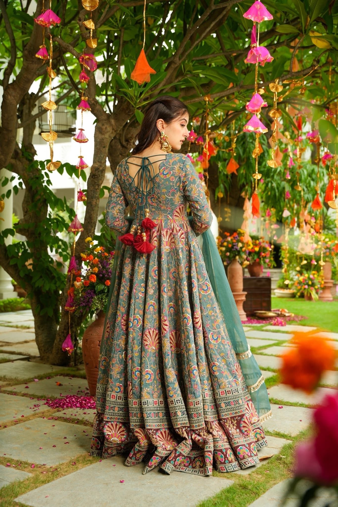 Calista Embroidered Heavy Maxi Set