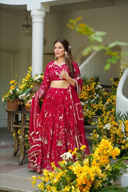 Jahanara Heavy Georgette Festive Lehenga Set