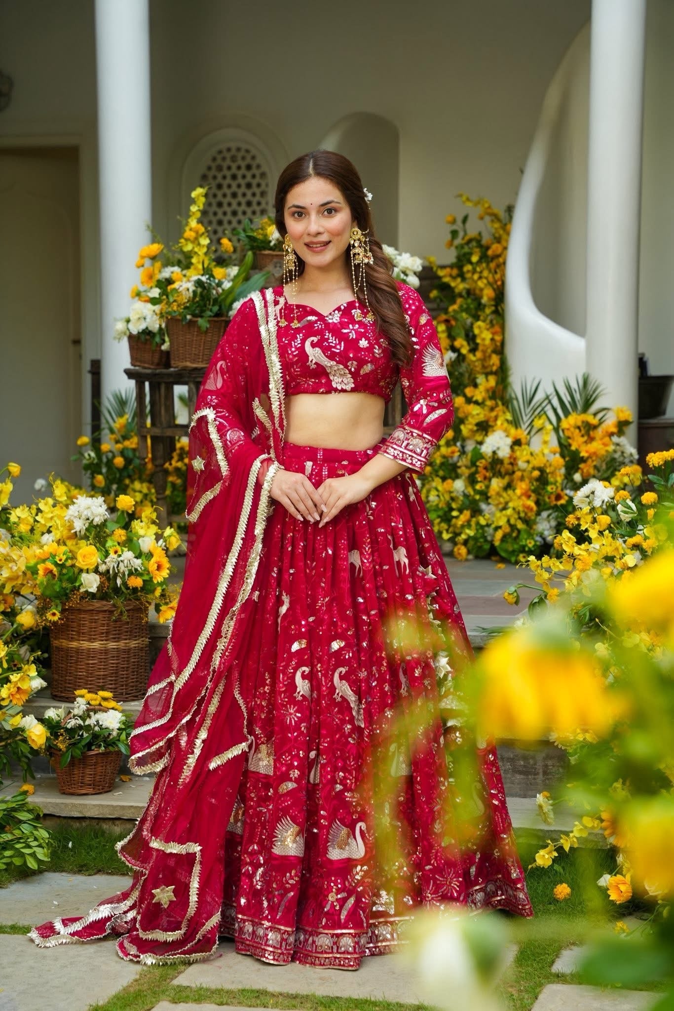 Jahanara Heavy Georgette Festive Lehenga Set