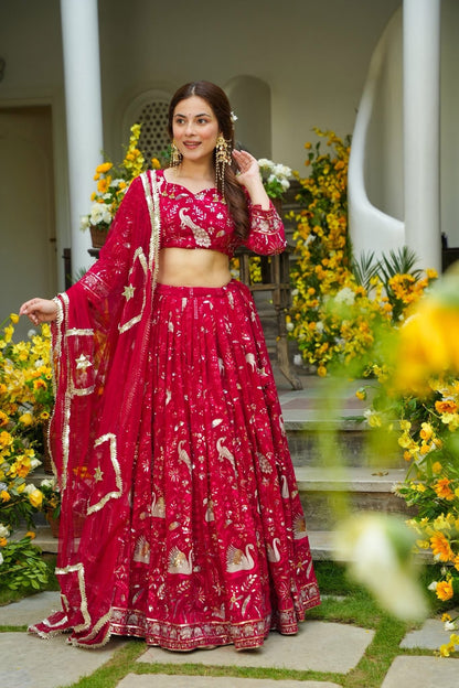 Jahanara Heavy Georgette Festive Lehenga Set