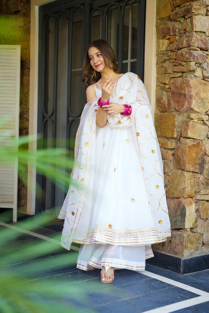 Shubhra Glint Kurta Set
