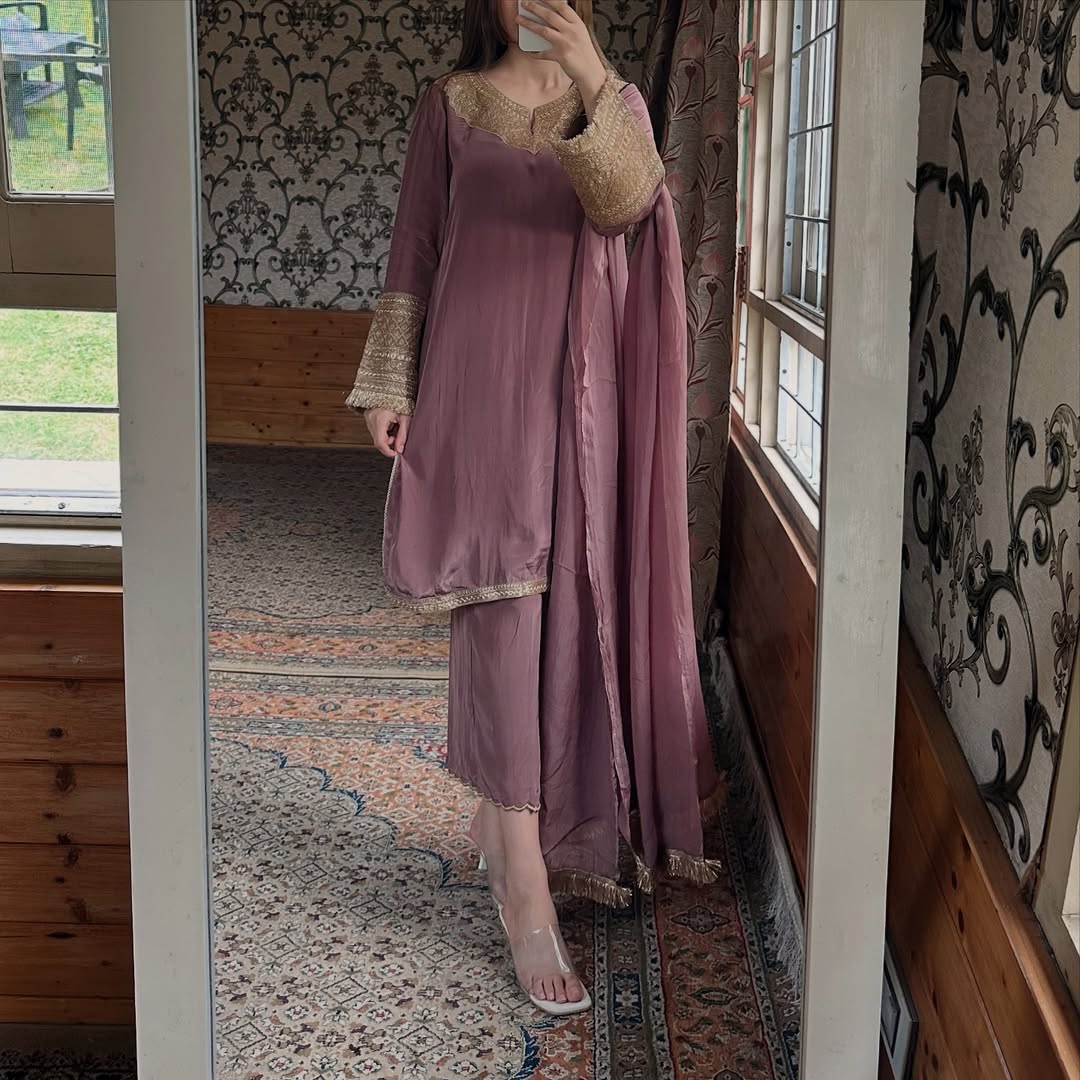 Zara’s Handcrafted Embroidered Suit