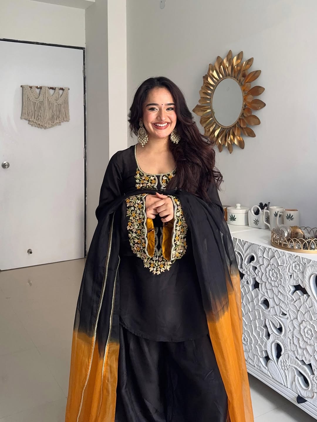 Midnight Bloom Salwar Suit