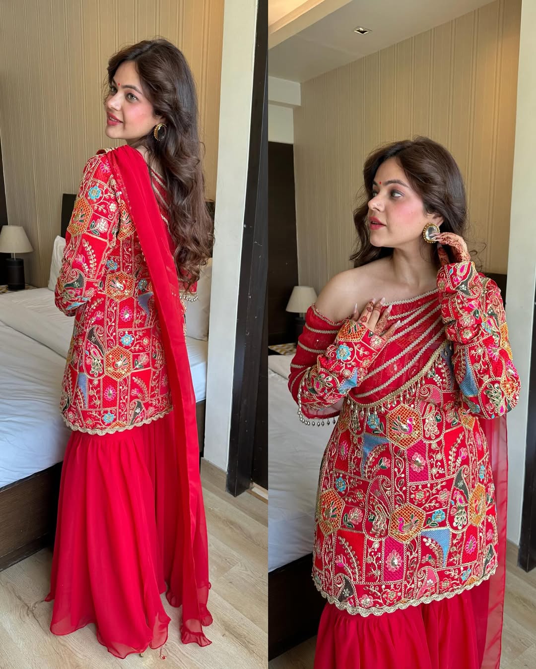 Heritage Handwork Patola Kurta Set